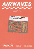 McDonnell-Douglas F/A-18 Hornet Cockpit Set (designed to be used with Italeri kits) - Image 1