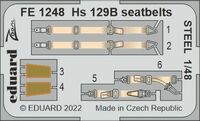 Hs 129B seatbelts STEEL HOBBY 2000/HASEGAWA
