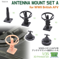 Antenna Mount Set A for WWII British AFV