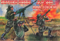 Soviet DShK AA MG and crew