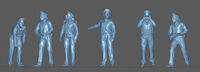 German Kriegsmarine 2cm Flak Operators - 6 Figures - Image 1