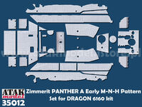 Zimmerit Panther A Early - MNH Pattern (for Dragon kits) - Image 1