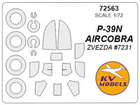 P-39N AIRCOBRA (ZVEZDA) + wheels masks - Image 1