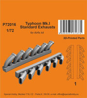 Typhoon Mk.I Standard Exhausts (For Airfix Kit) - Image 1