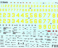 Technical inscriptions of  C-47/DC-3