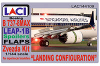 Boeing 737 800 MAX with LEAP-1B Spoilers Flaps Landing Configuration for Zvezda kit - Image 1