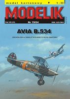 Czechoslovakian fighter AVIA B.534