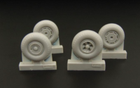 Wheels for Fairey Barracuda Mk II two types