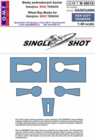 Nakajima B6N2 wheel bay paint masks