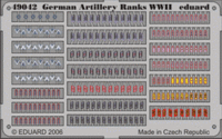 German Artillery Ranks WWII