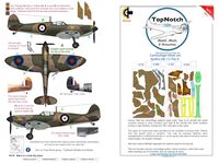 Supermarine Spitfire Mk.I to Mk.V - Pattern A camouflage pattern paint masks (for Revell kits)