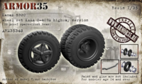 Kamaz 5320, Wheel set KAMA 0-40BM , highway version (10 pcs.+1 spare + front beam)