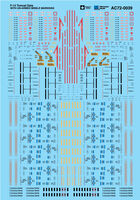 Grumman F-14 A/B/C/D Tomcat Data Sheet: Contains Un-Armed Missile Markings