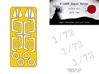 F-100F Super Sabre Canopy Mask (For Trumpeter) - Image 1