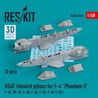 USAF Inboard Pylons For F-4 "Phantom II" (2 pcs) (F-4С, RF-4С, F-4D, F-4Е, F-4G, F-4F, F-4EJ)