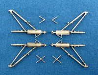 de Havilland Mosquito Mk.VI / NF.II / Mk.IV / PR Mk.IV - Landing Gear (for Revell and Tamiya kits)