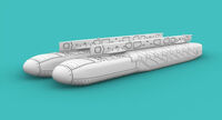 JP 233 Cluster Bomb Dispenser With Pylons, Flir (For Revell/Dragon)