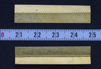 Continuous piano hinges 2 pieces