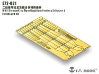 German King Tiger and Jagdtiger - Fenders & Schurzen (for Dragon Kit)