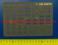 IJN HIRYU - samoloty zestaw detali
