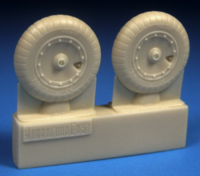 Fw 190A-6 through A-9, F, D Mainwheels w Ribbed Tire