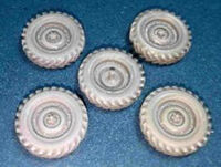 6,00x16 Ground Grip Wheels For GPA Jeep (For Tamiya) - Image 1