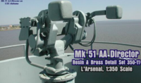 1/350 Mk,51 gun director x 10
