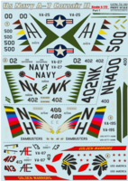 A-7 Corsair II Part-1+ A-7 Corsair II technical stencils - Image 1