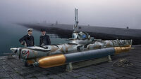 German Biber Midget Submarine