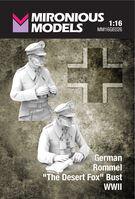 German Rommel The Desert Fox Bust WWII - Image 1