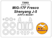 MiG-17F Fresco / Shenyang J-5 (AIRFIX) + wheels masks - Image 1