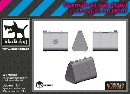 German oil can (1pc) - Image 1
