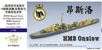 Royal Navy WWII O Class Destroyer HMS Onslow - Upgrade Set (for Tamiya 31904 Kit) - Image 1