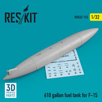 610 Gallon Fuel Tank For F-15 (1 pcs) (3D Printing)