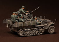 Crew for Sd.Kfz.10/4 fur 2cm FlaK 30 (for Dragon 6739) 6 figures