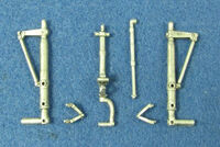 Lockheed P-38 Lightning - Landing Gear (designed to be used with Hasegawa kits) - Image 1