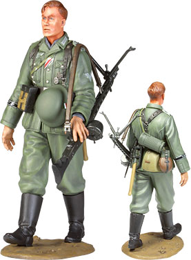 WW2 German Wehrmacht Infantryman (On Maneuver) - Image 1