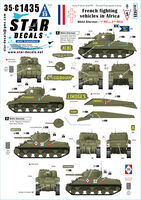 French M4A4 Sherman. French fighting vehicles in Africa # 5. 1er RC, 2eme RCA. - Image 1