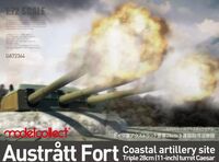 Austratt Fort Coastal Artillery Site Triple 28cm (11-inch) Turret Caesar