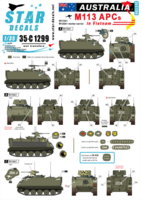 Australia in Vietnam 2. Aussie M113 APCs. M113A1 and M125A1 Mortar Carrier.