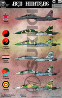 Red Hunters - Su-27, Su-30 & Su-35 from Russia, Angola, Egypt, Eritrea and Uganda