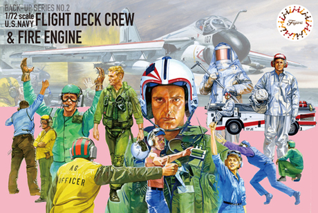 FDC-2 U.S. Navy Flight Deck Crew & Fire Engine - Image 1