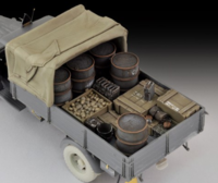 Opel Blitz canvas cover and stowage - Image 1