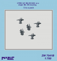 2 PDR. Q.F. Mk.VIII GUN on a single Mk. VIII mountng (5 to a pack)
