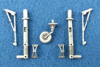 Henschel Hs-129 - Landing Gear (designed to be used with Hasegawa and Revell kits)