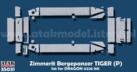 Zimmerit Bergepanzer Tiger (P) (for Dragon kits) - Image 1