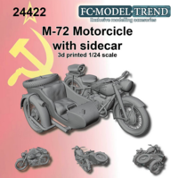 M72 with sidecar soviet motorcycle - Image 1