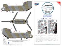 Boeing Chinook HC.1 - Camouflage Pattern Paint Masks (for Airfix kits) - Image 1