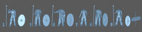6 Celtic Warriors Standing - Image 1