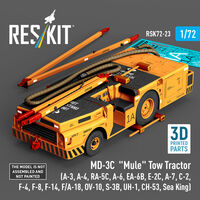 MD-3С Mule Tow Tractor (A-3, A-4, RA-5C, A-6, EA-6B, E-2C, A-7, C-2, F-4, F-8, F-14, F/A-18, OV-10, S-3B, UH-1, CH-53, Sea King) (3D Printed Model Kit)